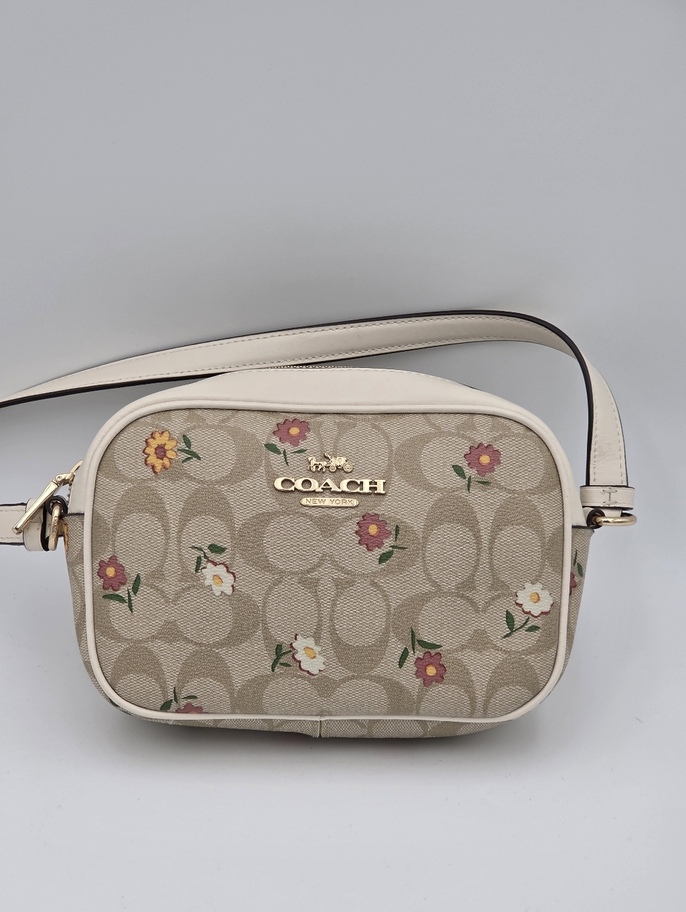 Coach Mini Jamie Camera Bag In Nostalgic Ditsy Print